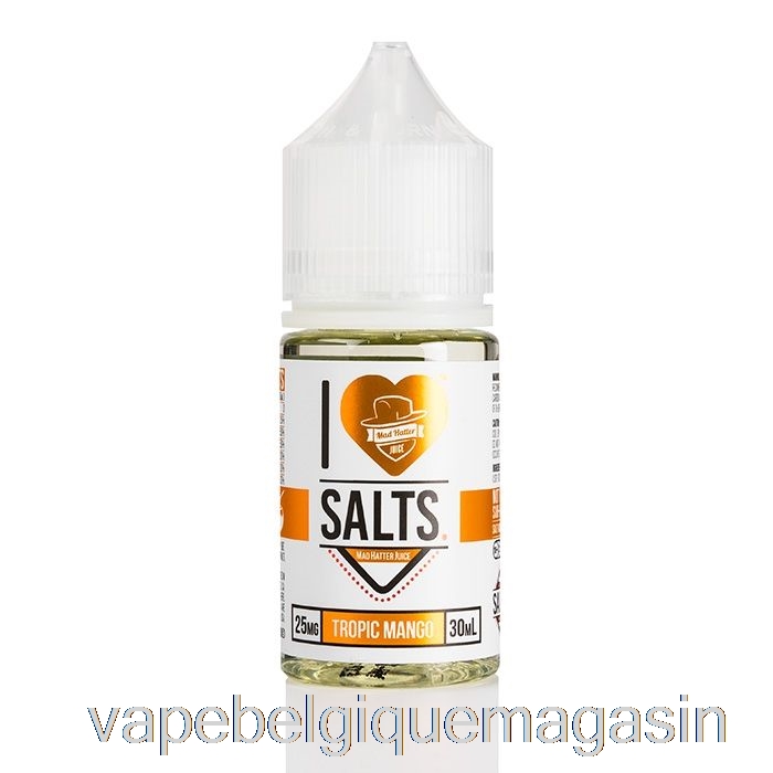 Vape Jetable Tropic Mangue - I Love Salts - 30ml 50mg